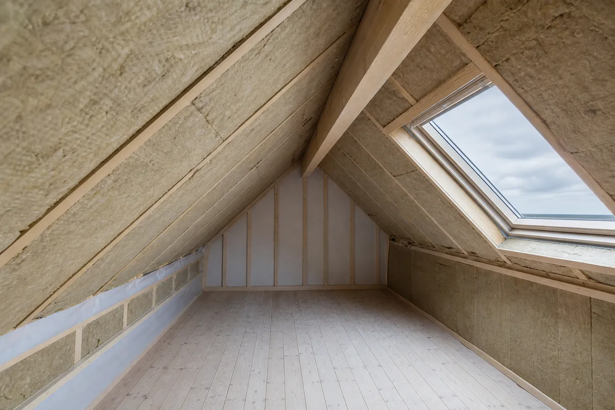 Isolation intérieure des combles à Nantes : sous rampants
